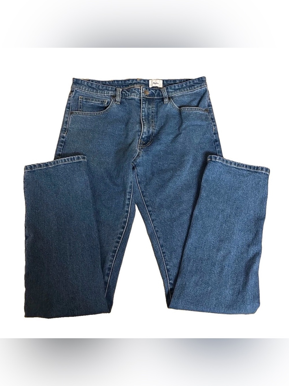 Katin Jacobs 71 Slim Straight Denim Jeans Mens Size 32x30 Medium Indigo